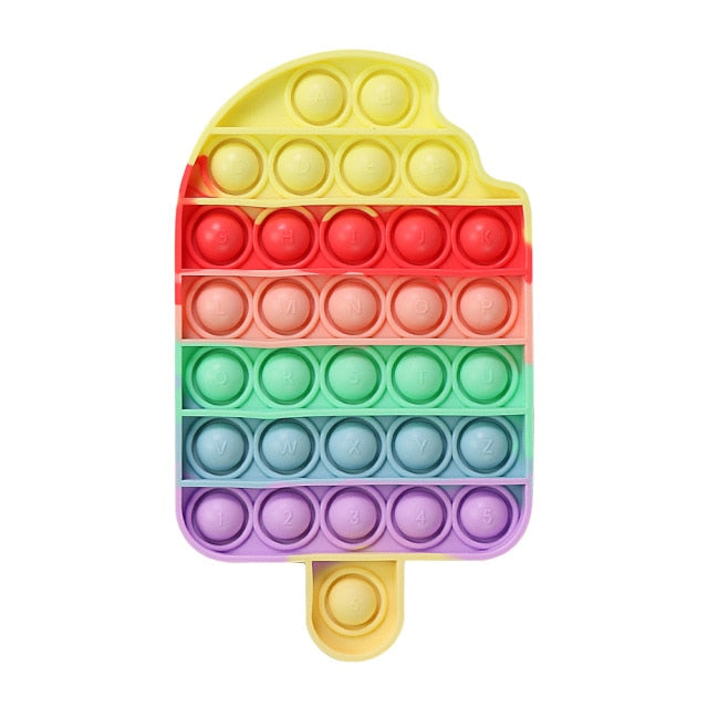 Rainbow Sensory Fidget Bubble Stress Toy