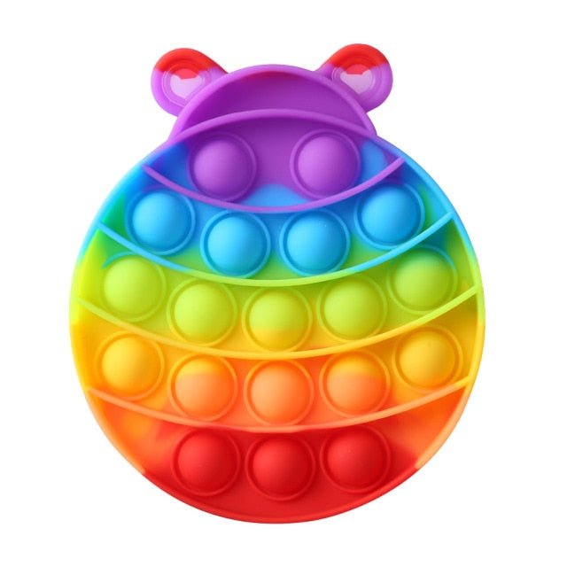 Rainbow Sensory Fidget Bubble Stress Toy